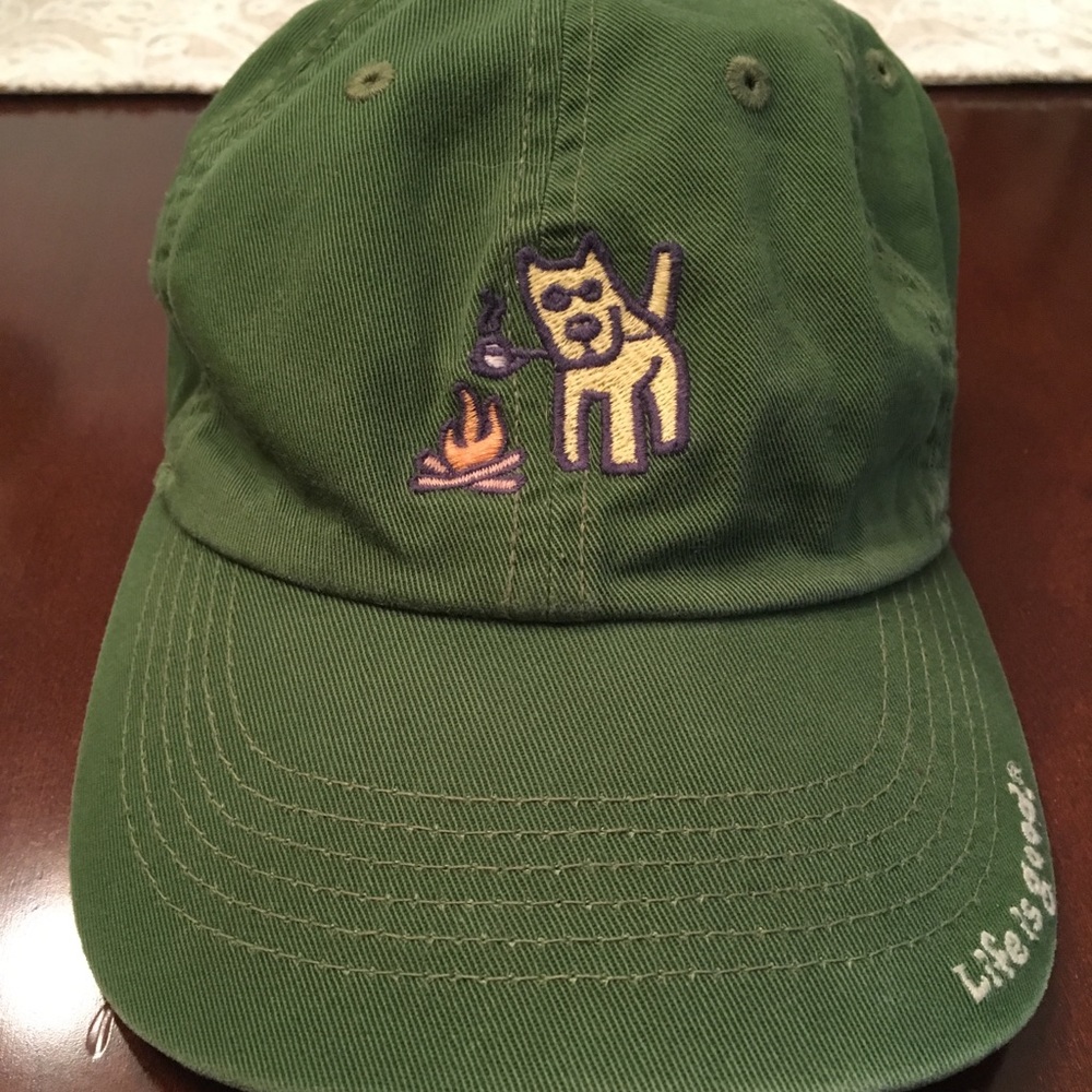 Life is Good Dog Campfire Hat